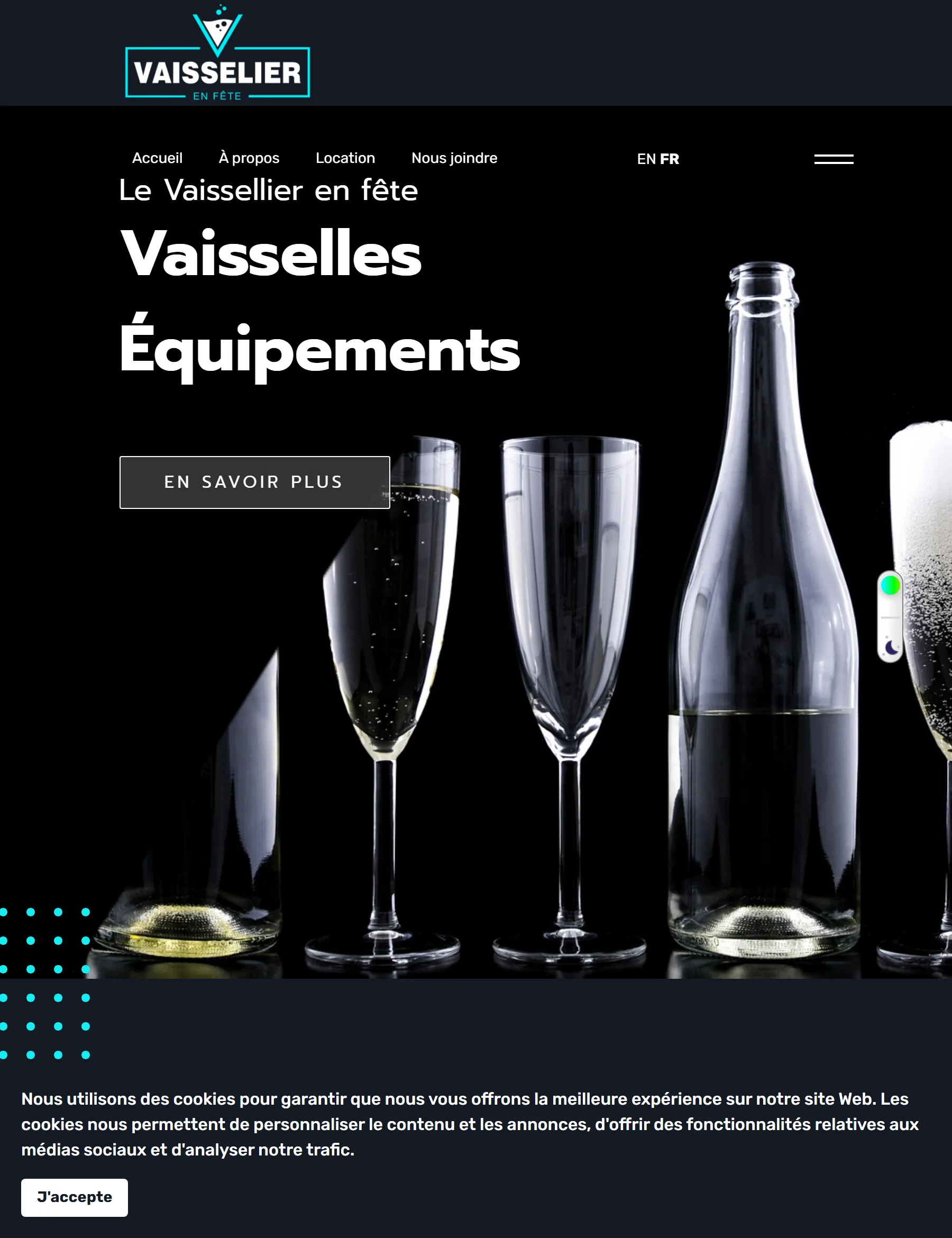 Aperçu du site Le Vaisselier en Fête