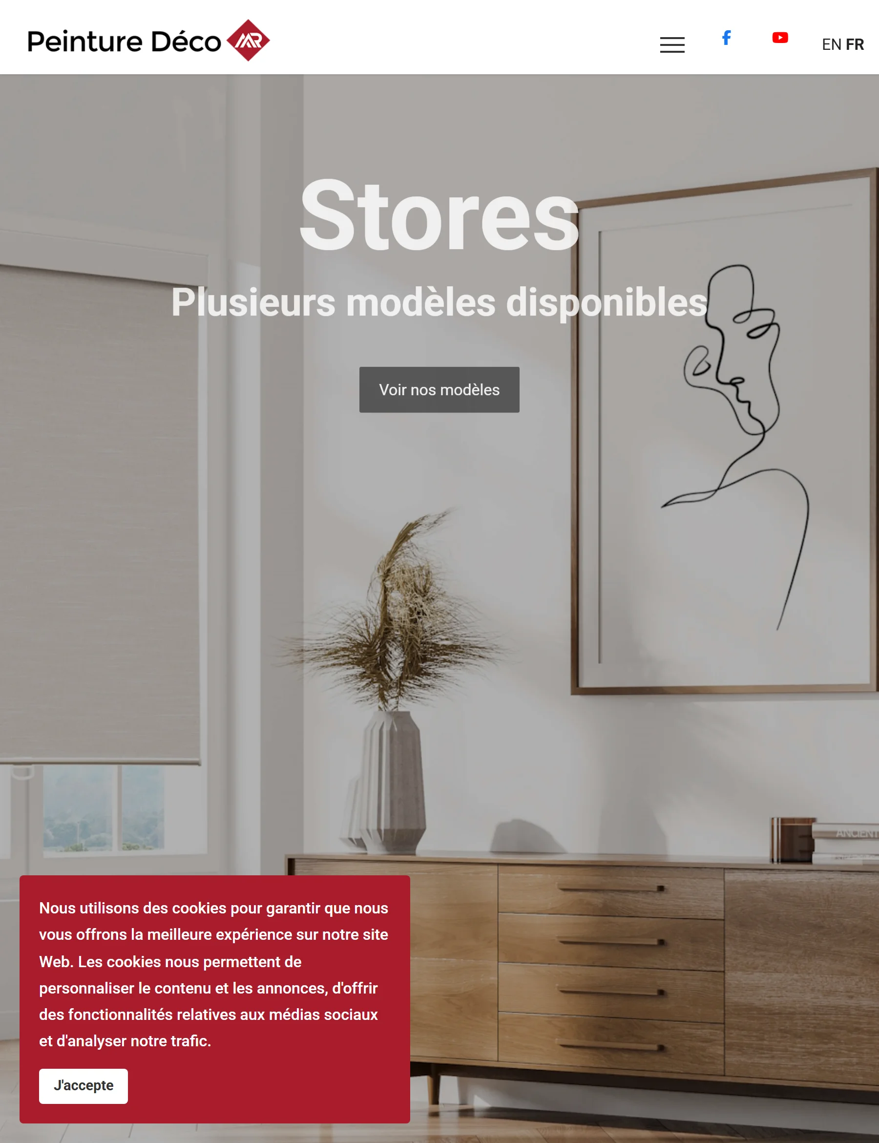 Aperçu du site Peinture Déco MR